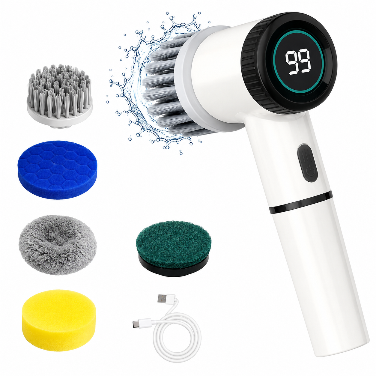 ScrubWave™ - Electric spin scrubber